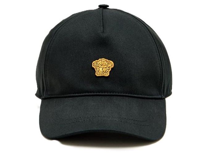 Versace Bestickte Baseballkappe Schwarz - Ansicht 3