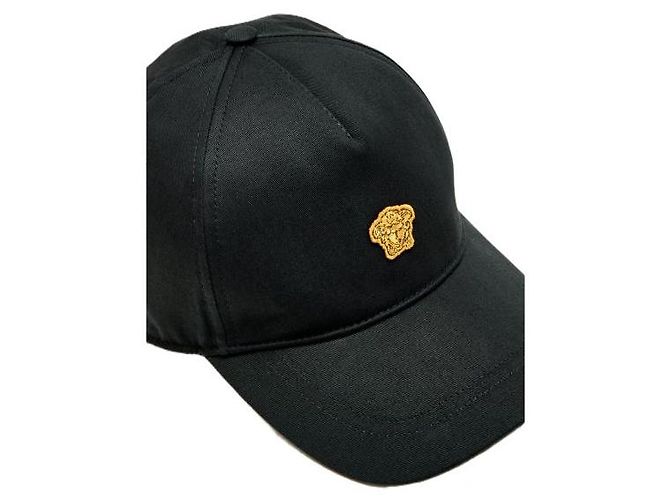 Versace Bestickte Baseballkappe Schwarz - Ansicht 4