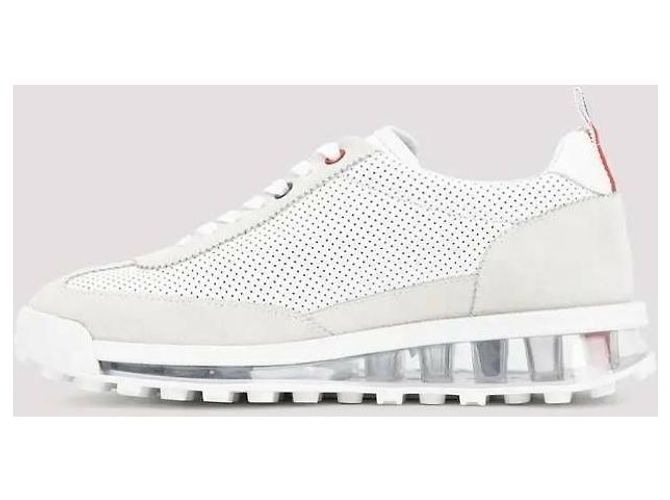 Thom Browne Calf Leather Clear Sole Tech Runner - view 5