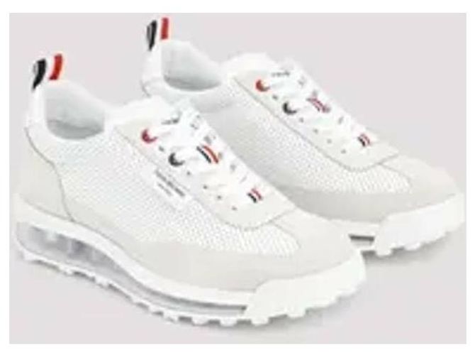 Thom Browne Calf Leather Clear Sole Tech Runner - view 6