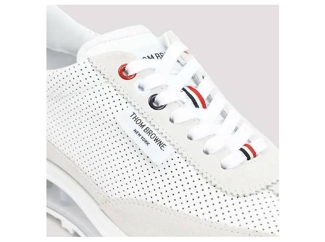 Thom Browne Calf Leather Clear Sole Tech Runner - view 7