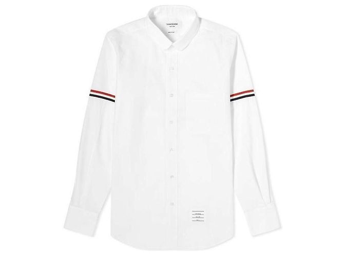 Thom Browne Camicia Sicut d'Or con dettaglio bracciale Bianco - vista 4