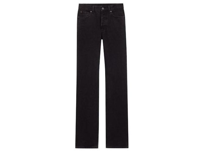 Saint Laurent Straight Black Denim Jeans - Ansicht 3