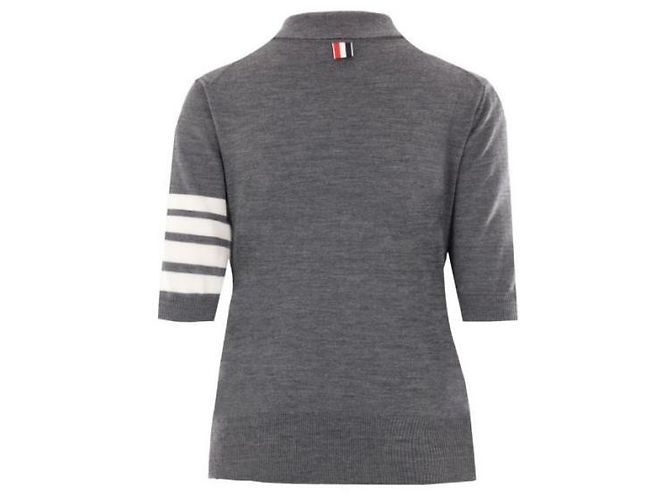 Thom Browne Woll-Polo in entspannter Passform - Ansicht 4
