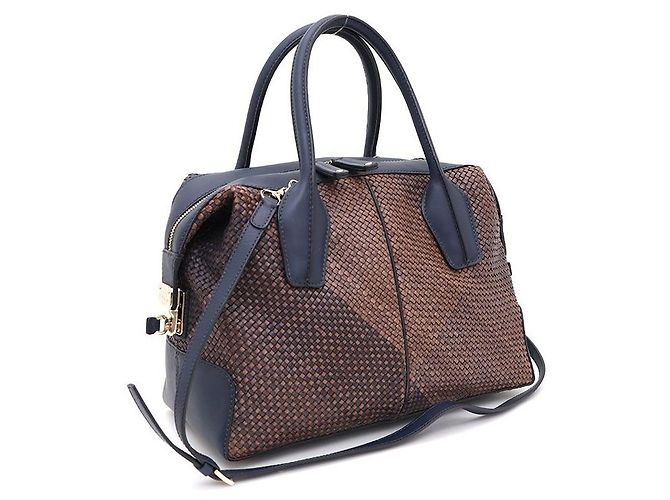 Tod's Borsa Tote Media e Borsa a Spalla D-Style Blu - vista 2