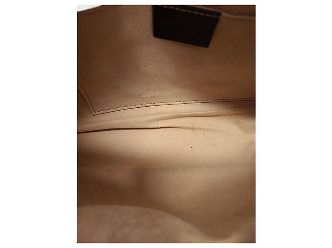 Gucci Piccola borsa camera matelassé GG Marmont nera Nero - vista 5