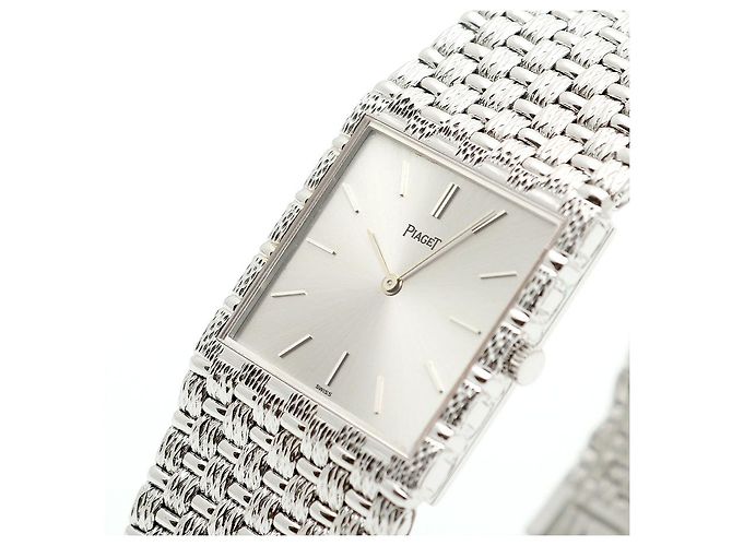 Piaget Vintage Weißgold Armbanduhr Medium Unisex Manuell - Ansicht 10