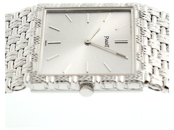 Piaget Vintage Weißgold Armbanduhr Medium Unisex Manuell - Ansicht 12
