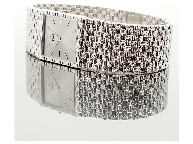Piaget Vintage Weißgold Armbanduhr Medium Unisex Manuell - Ansicht 20