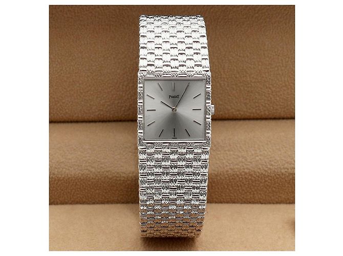 Piaget Vintage Weißgold Armbanduhr Medium Unisex Manuell - Ansicht 24