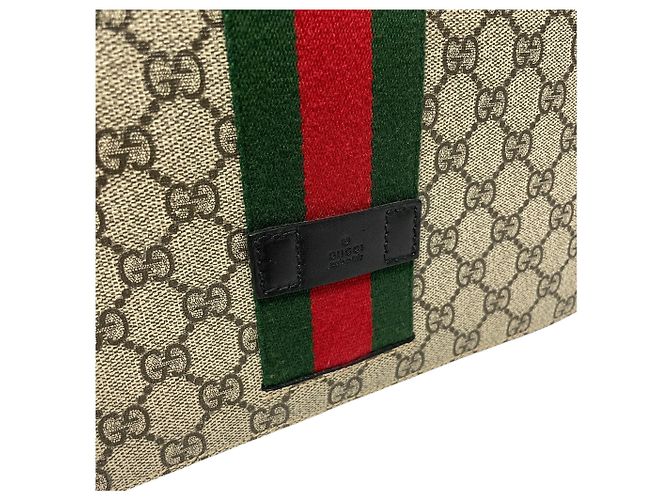 Gucci Borsa a tracolla GG Supreme a tre strisce Crossbody Multicolore - vista 4
