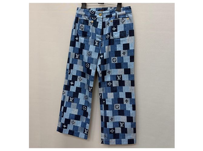 Louis Vuitton Pantalones skate de denim Multicolor - vista 4