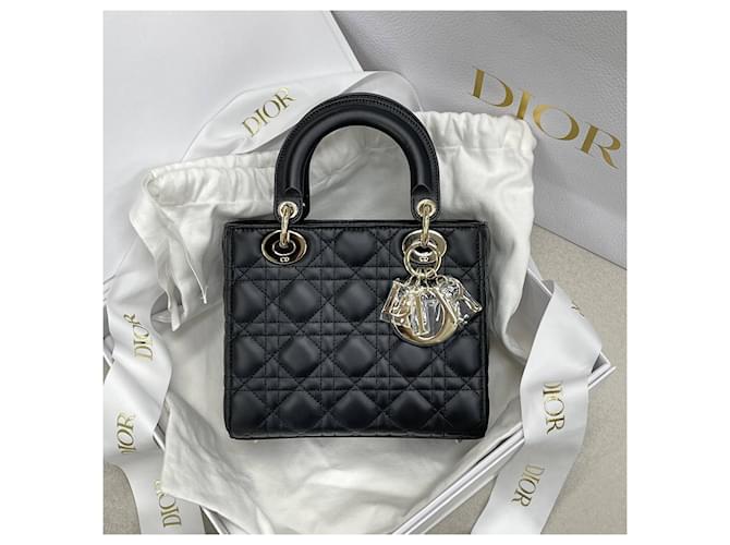 Lady Dior Small Nero con Hardware Oro - vista 2