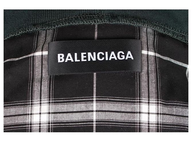 Balenciaga Camicia in denim a doppio strato Blu - vista 7