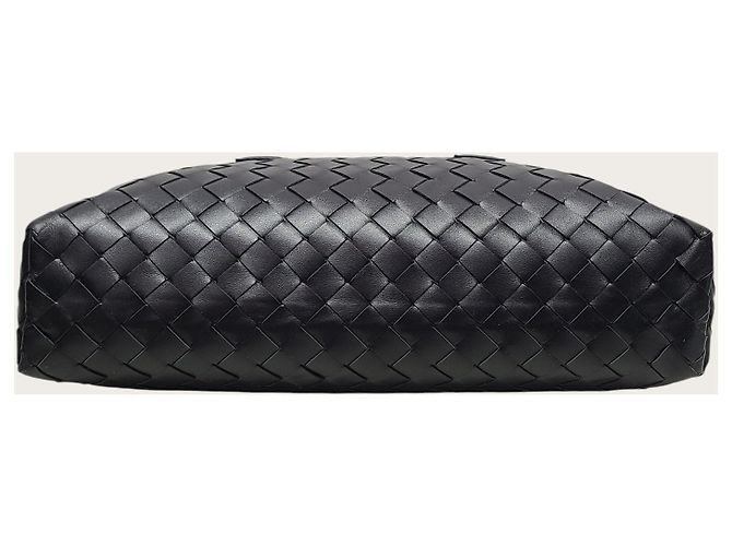 Bottega Veneta Valigetta morbida in Intrecciato nero Nocturnal - vista 6
