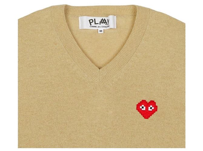 Comme Des Garcons Invader Pixel Weave Knit AZ Golden - Ansicht 4