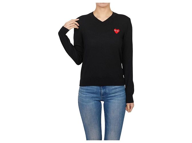 Comme Des Garcons Strickware für Damen Red Heart AZ Blau - Ansicht 4