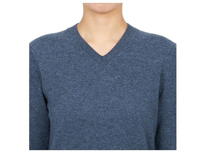 Comme Des Garcons Mini Red Wappen Strickmode für Damen AZ Blau - Ansicht 5