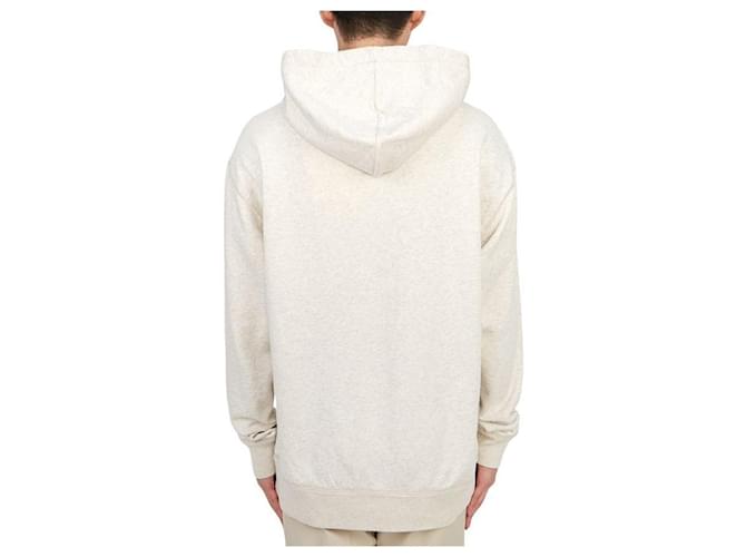 Isabel Marant Herren Fleece-Kapuzenpullover Weiß - Ansicht 5