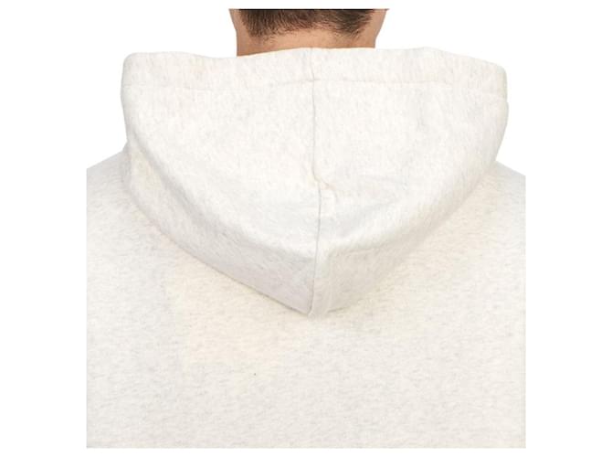 Isabel Marant Herren Fleece-Kapuzenpullover Weiß - Ansicht 8
