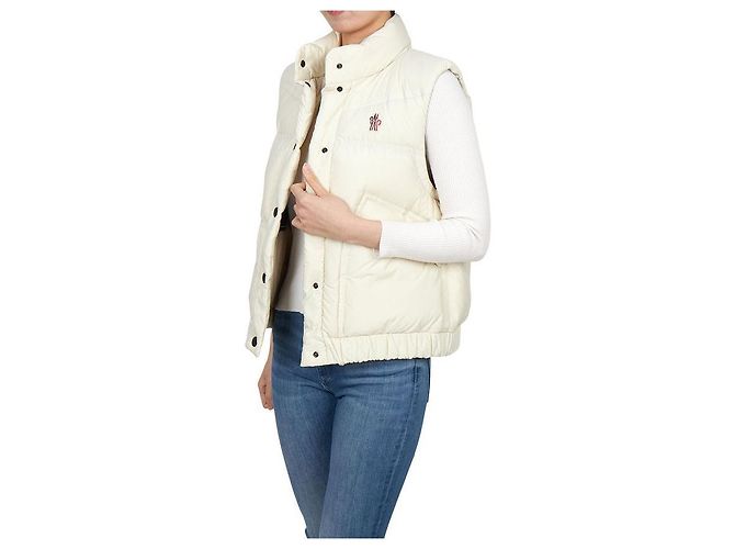 Chaleco de plumón para mujer Moncler Grenoble Base Negro - vista 5