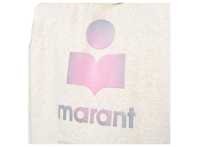 Isabel Marant Miley Fleece-Kapuzenpullover für Herren Weiß - Ansicht 7