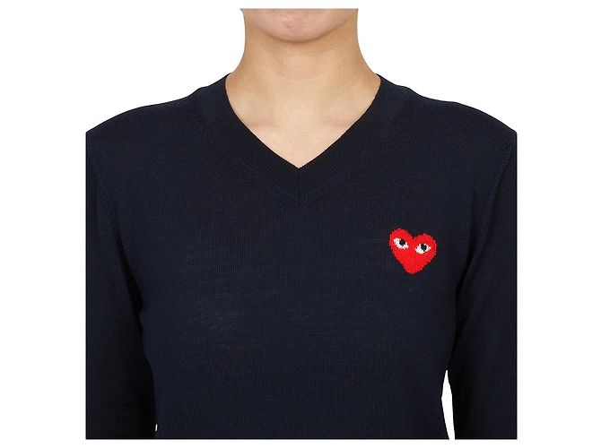 Comme Des Garcons Strickware für Damen Red Heart AZ Schwarz - Ansicht 5