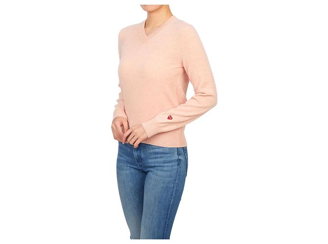 Comme Des Garcons Mini Red Wappen Strickmode für Damen AZ Orange - Ansicht 4