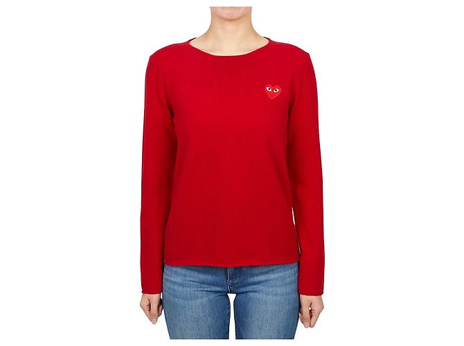 Comme Des Garcons Tejido para mujer Red Patch AZ Roja - vista 2