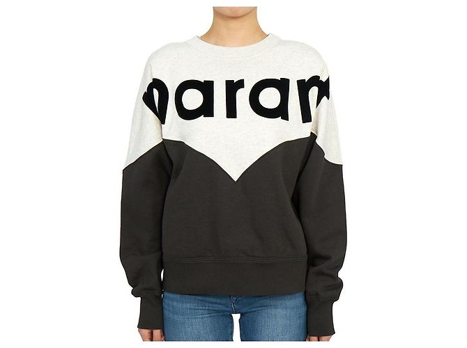 Isabel Marant Sudadera de forro polar Houston para mujer Negro - vista 2