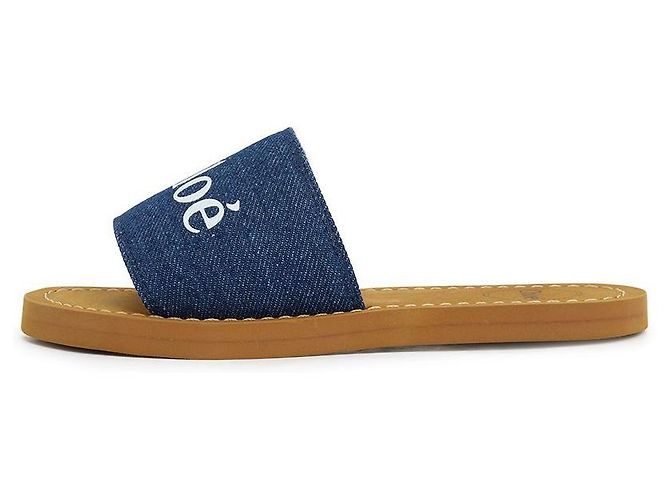Chloé Pantofole in denim per bambini Multicolore - vista 4