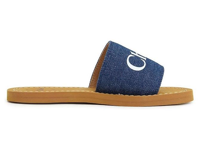 Chloé Pantofole in denim per bambini Multicolore - vista 5