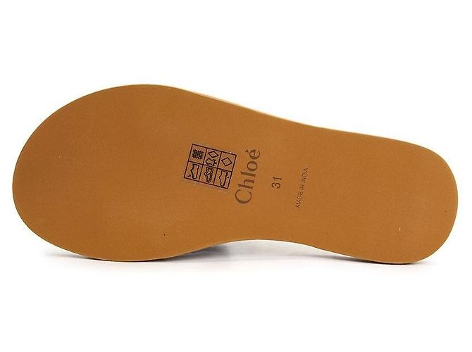 Chloé Pantofole in denim per bambini Multicolore - vista 6