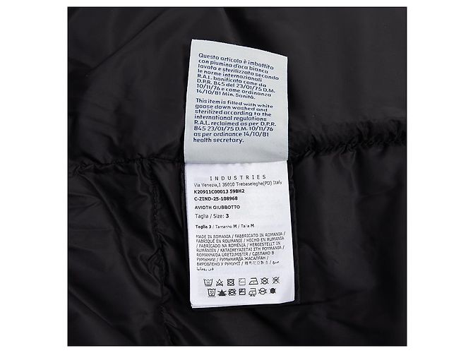 Moncler Abio Men Long Down Jacket Black - view 10