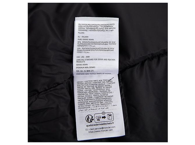 Moncler Abio Men Long Down Jacket Black - view 12