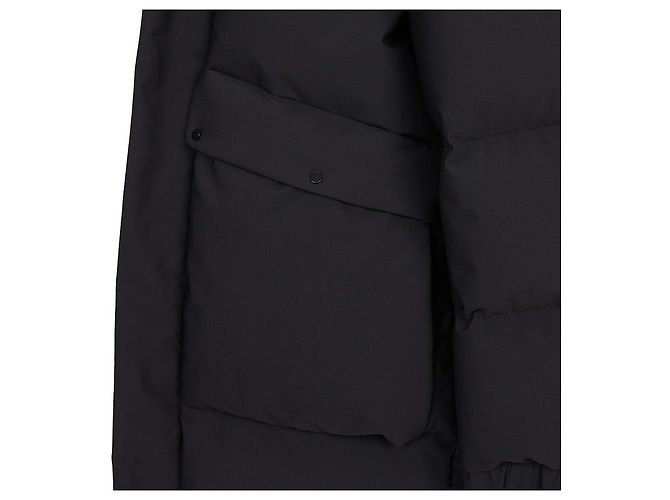 Moncler Abio Men Long Down Jacket Black - view 8