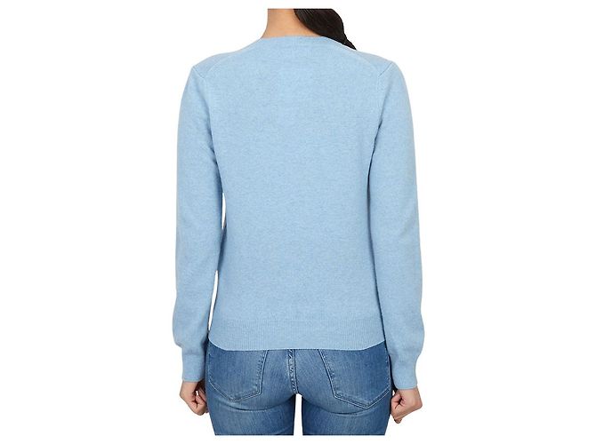 Comme Des Garcons Mini Red Wappen Strickjacke für Damen AZ Blau - Ansicht 3