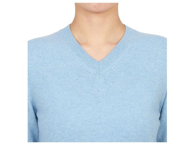 Comme Des Garcons Mini Red Wappen Strickjacke für Damen AZ Blau - Ansicht 5
