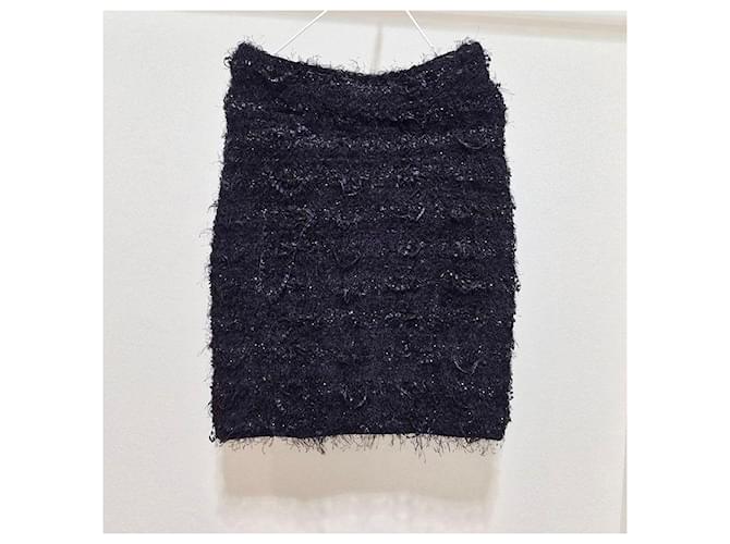 Balmain Minifalda de tweed Azul - vista 3
