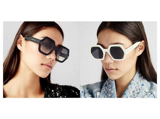 Isabel Marant Gafas de sol oversize de acetato moda mujer Naranja - vista 3