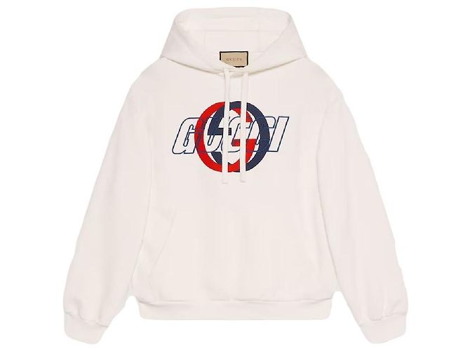 Gucci Moletom de algodão com capuz Multicor - vista 7