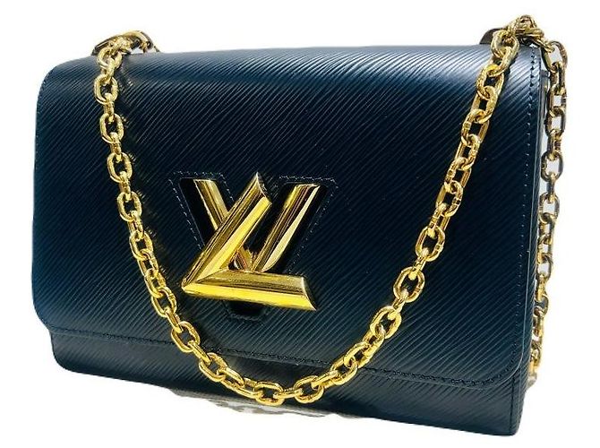 Louis Vuitton Bolso de hombro y bandolera en cuero Epi negro con cierre twist y cadena dorada MM - vista 2