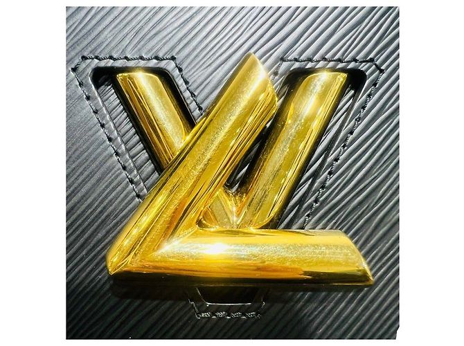 Louis Vuitton Bolso de hombro y bandolera en cuero Epi negro con cierre twist y cadena dorada MM - vista 7
