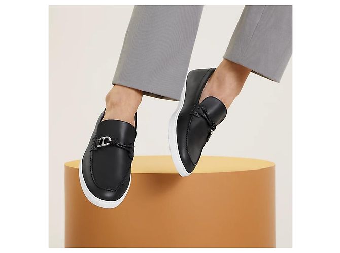 Hermès Mocasín Ignacio para hombre Noir Negro - vista 3