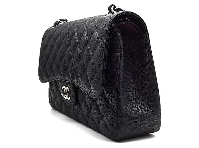 Chanel Caviar Classic Jumbo Nero - vista 2