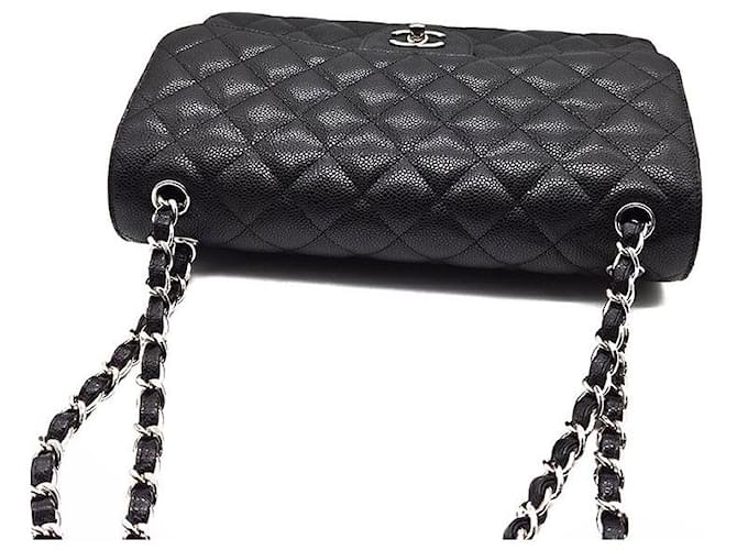 Chanel Caviar Classic Jumbo Nero - vista 5