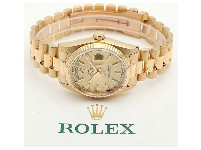 Rolex Orologio in oro da uomo Day-Date Gold D'oro - vista 23