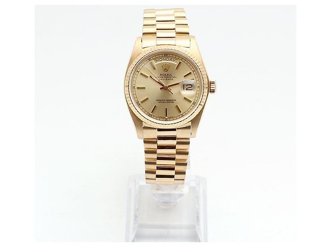 Rolex Orologio in oro da uomo Day-Date Gold D'oro - vista 4