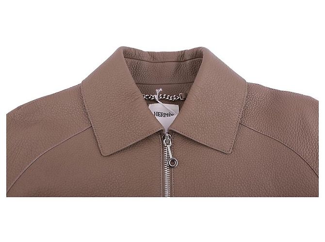 Hermès Chaqueta corta para mujer Castaño - vista 10