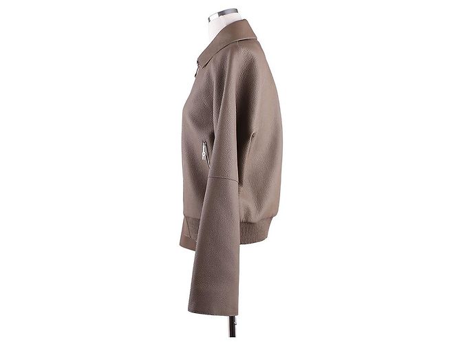 Hermès Chaqueta corta para mujer Castaño - vista 16